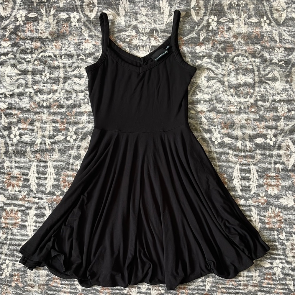 Cynthia Rowley Black Fit and Flare Sundress